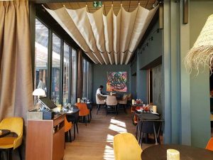 Splash, le premier bistrot de Paris en vitrage chauffant, VitrumGlass